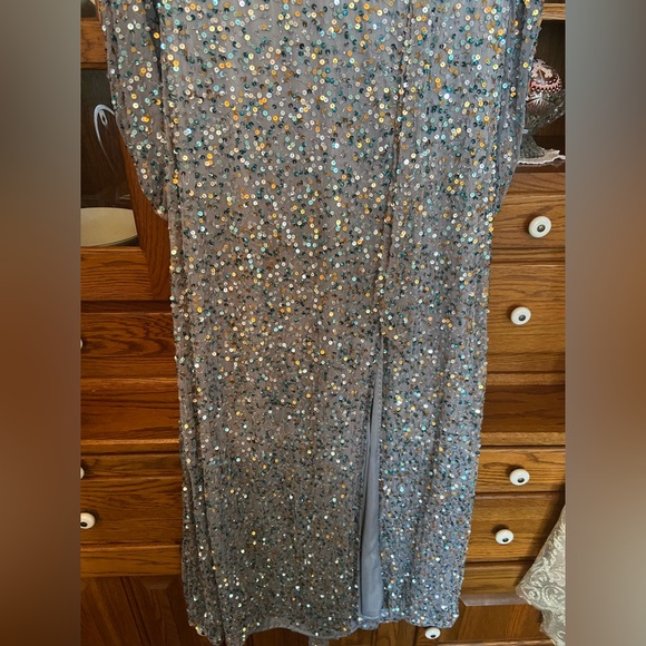 Evening gown. Never worn. Mac Duggal brand bought from Saks Fifth Ave. - Picture 3 of 5